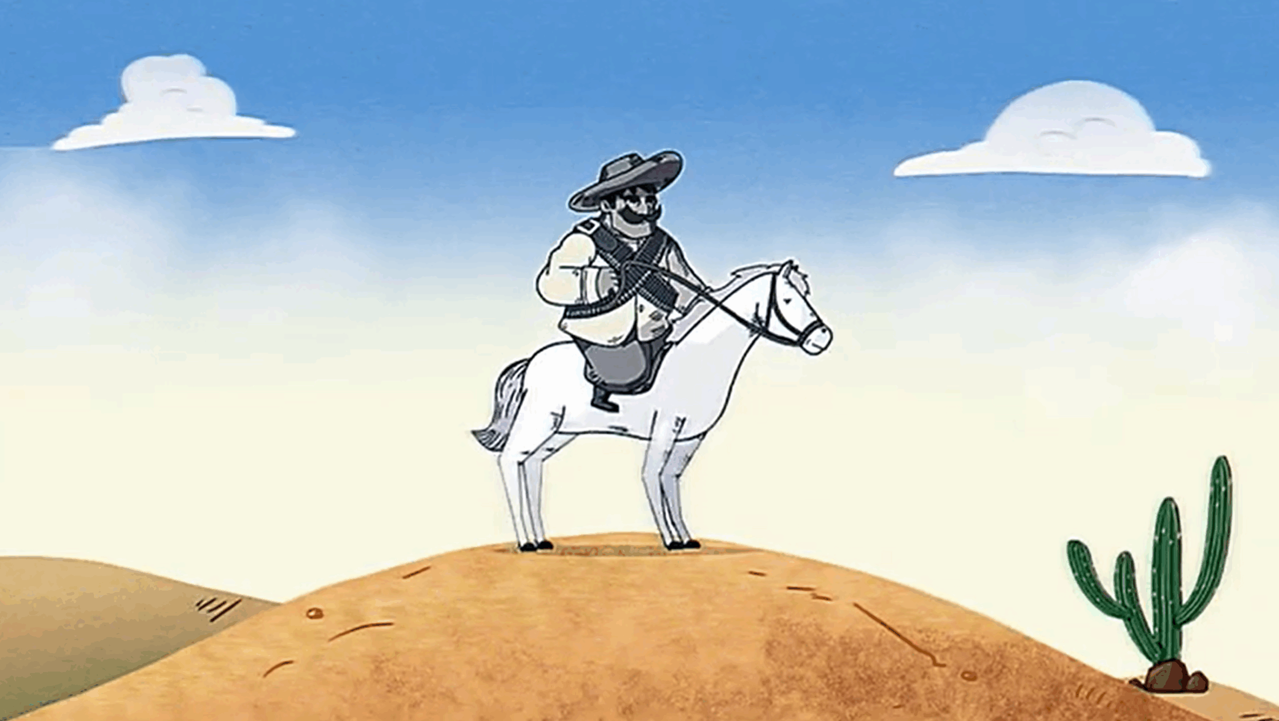 Caballo siempre ensillado